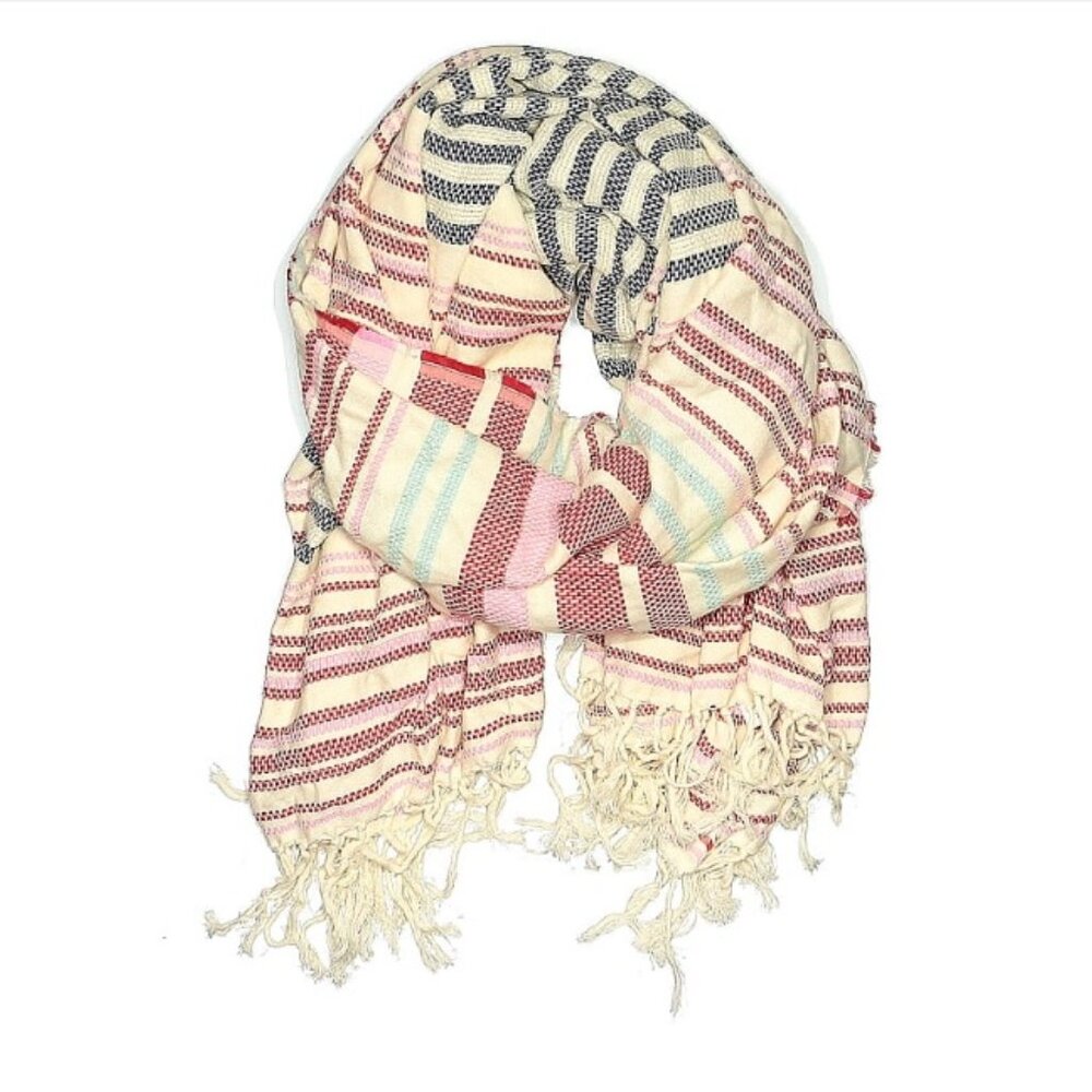 NWOT J. Jill Cotton Blanket Scarf Wrap Large
